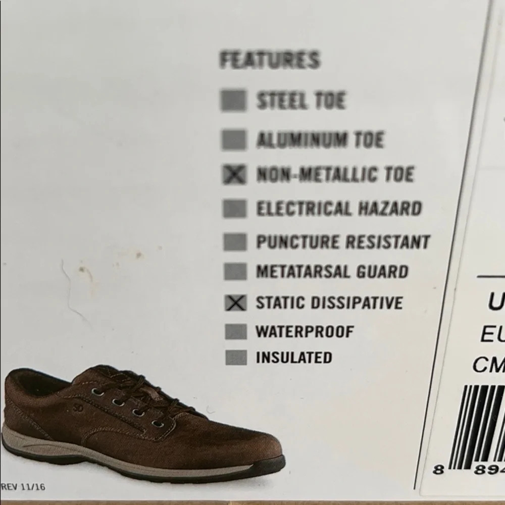Red Wing Women’s work shoes Comfort-pro Non-Metallic Toe Oxford shoes sz 7.5 - Picture 11 of 11